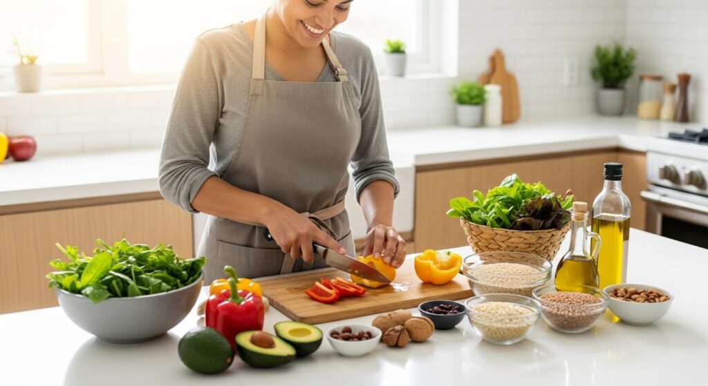 dieta-para-colesterol-1024x559 Colesterol Sob Controle: Alimentos que Ajudam a Reduzir o LDL e Proteger o Coração