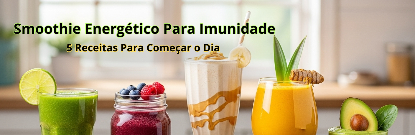 Smoothie Energético para Imunidade: 5 Receitas para Começar o Dia com Tudo